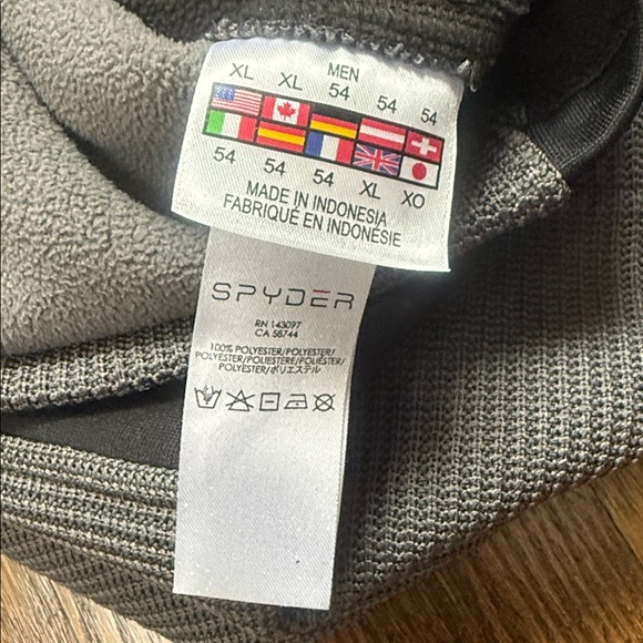 SPYDER men’s 3/4zip pullover - Picture 5 of 5